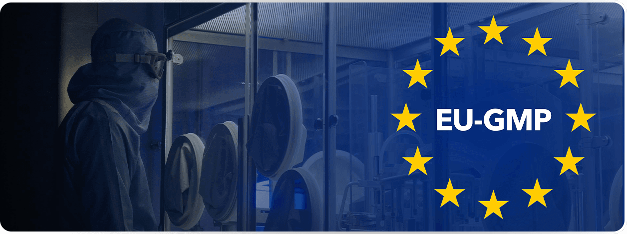 EU-GMP certified manufacturing facilities